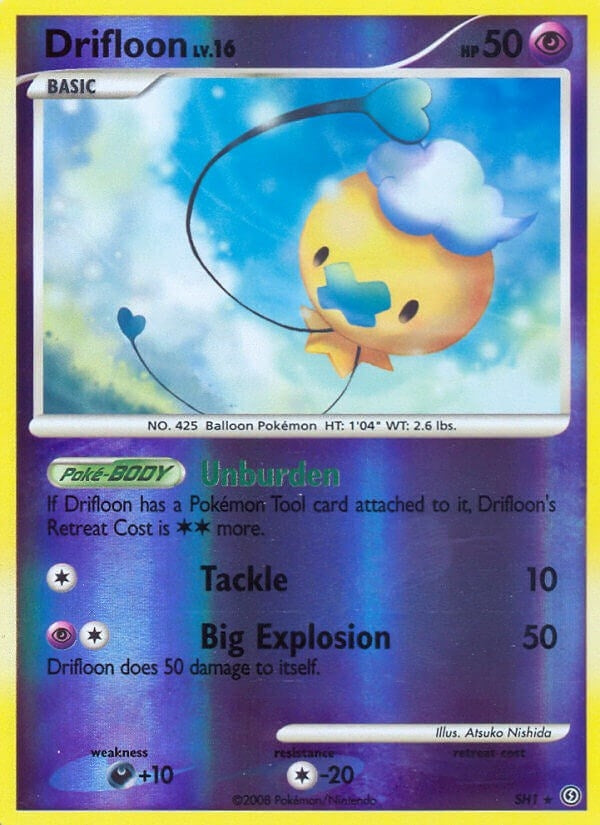 Image for Drifloon (Shiny) (Stormfront) (SH1) - Pokemon