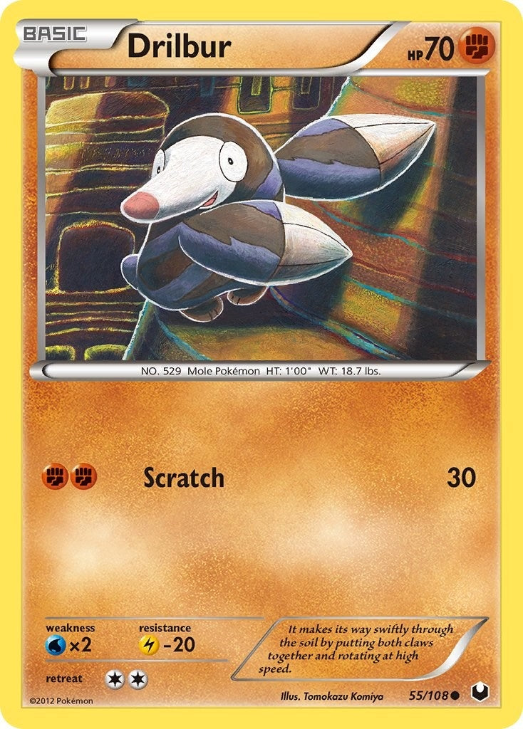 Image for Drilbur (Dark Explorers) (55/108) - Pokemon