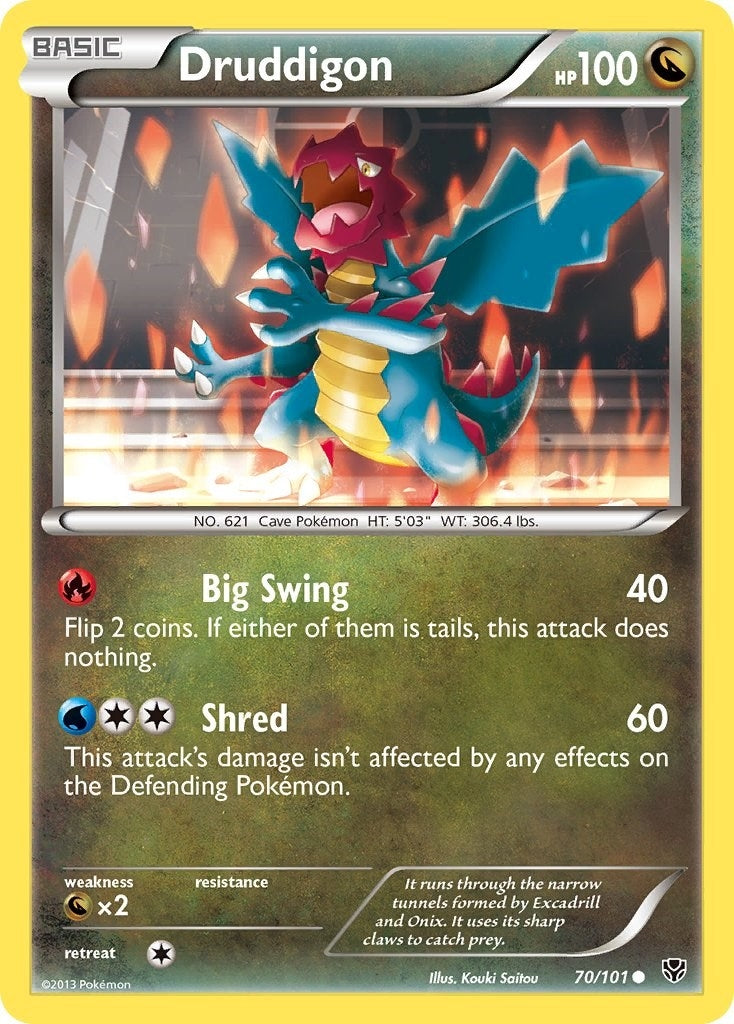Image for Druddigon (Plasma Blast) (70/101) - Pokemon