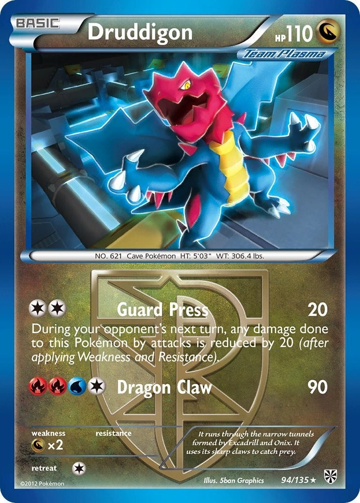 Image for Druddigon (Team Plasma) (Plasma Storm) (94/135) - Pokemon