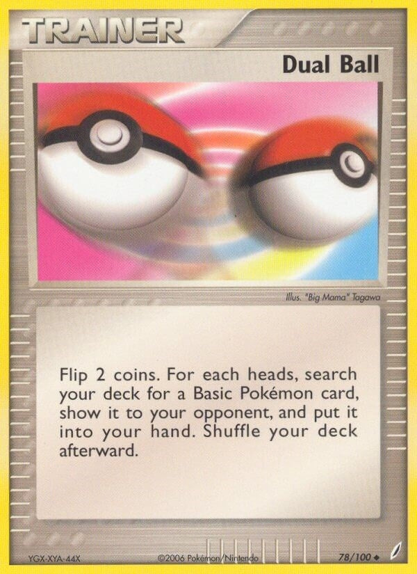 Image for Dual Ball (Crystal Guardians) (78/100) - Pokemon