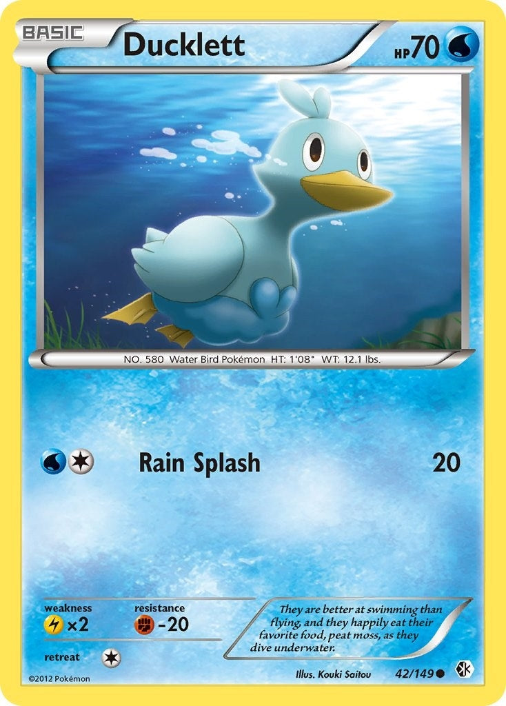 Image for Ducklett (Boundaries Crossed) (42/149) - Pokemon