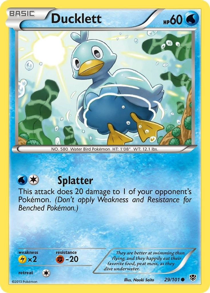 Image for Ducklett (Plasma Blast) (29/101) - Pokemon