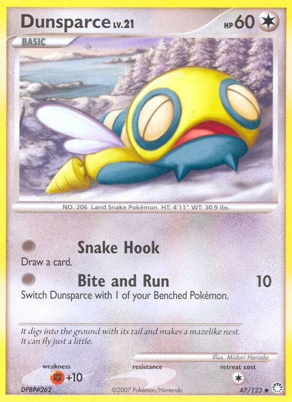 Image for Dunsparce (Mysterious Treasures) (47/123) - Pokemon