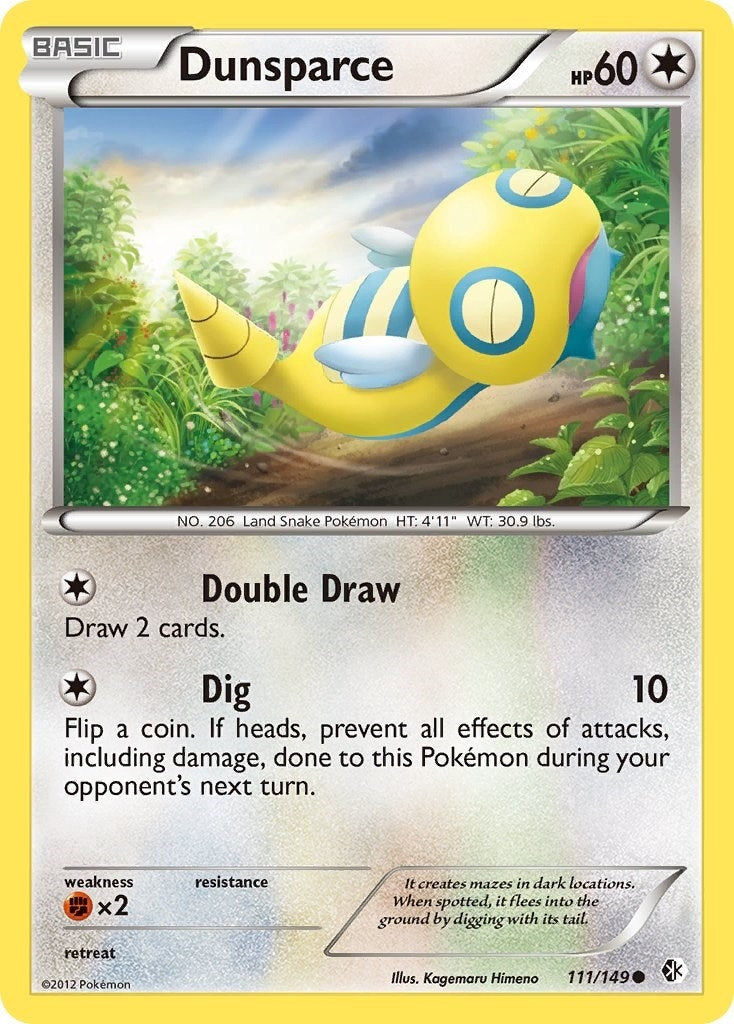 Image for Dunsparce (Boundaries Crossed) (111/149) - Pokemon