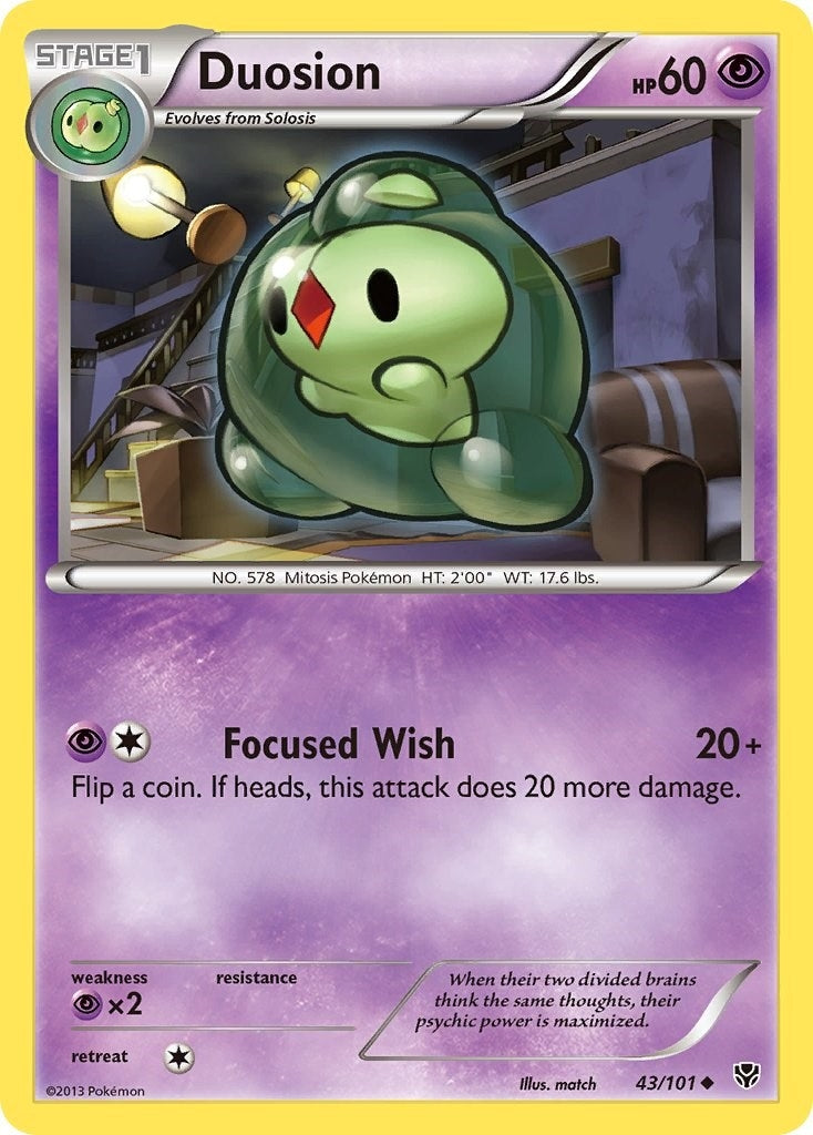 Image for Duosion (Plasma Blast) (43/101) - Pokemon