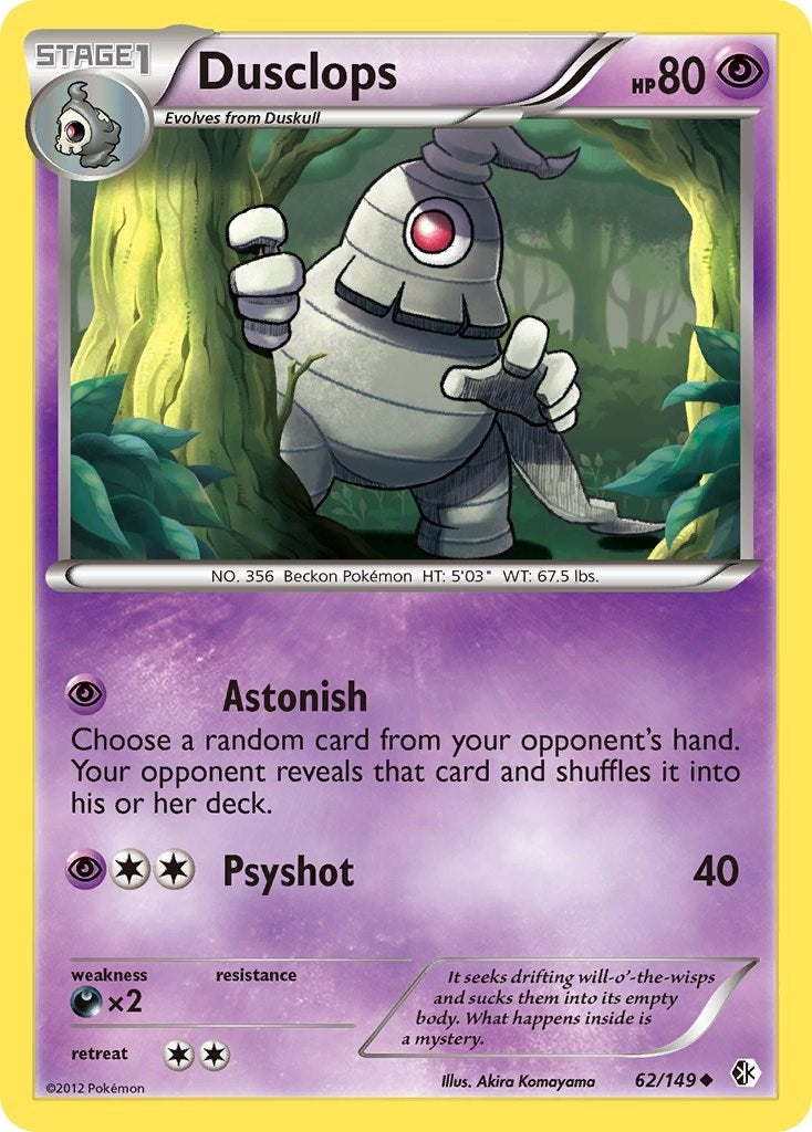 Image for Dusclops (Boundaries Crossed) (62/149) - Pokemon