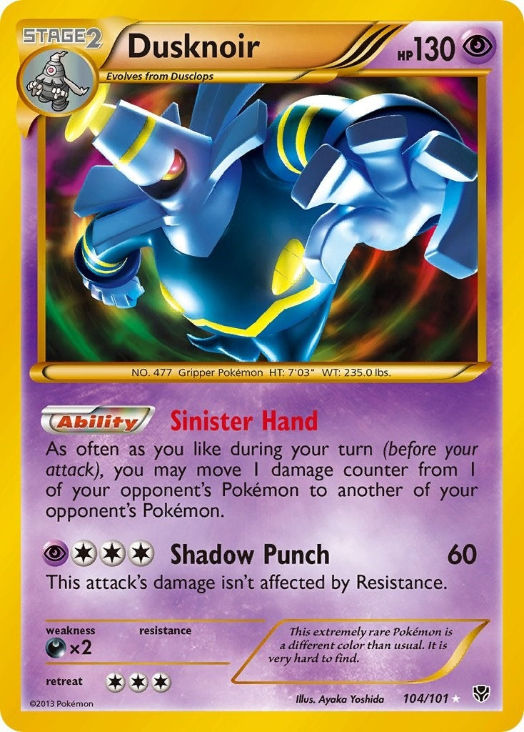 Image for Dusknoir (104 Secret Rare) (Plasma Blast) (104/101) - Pokemon