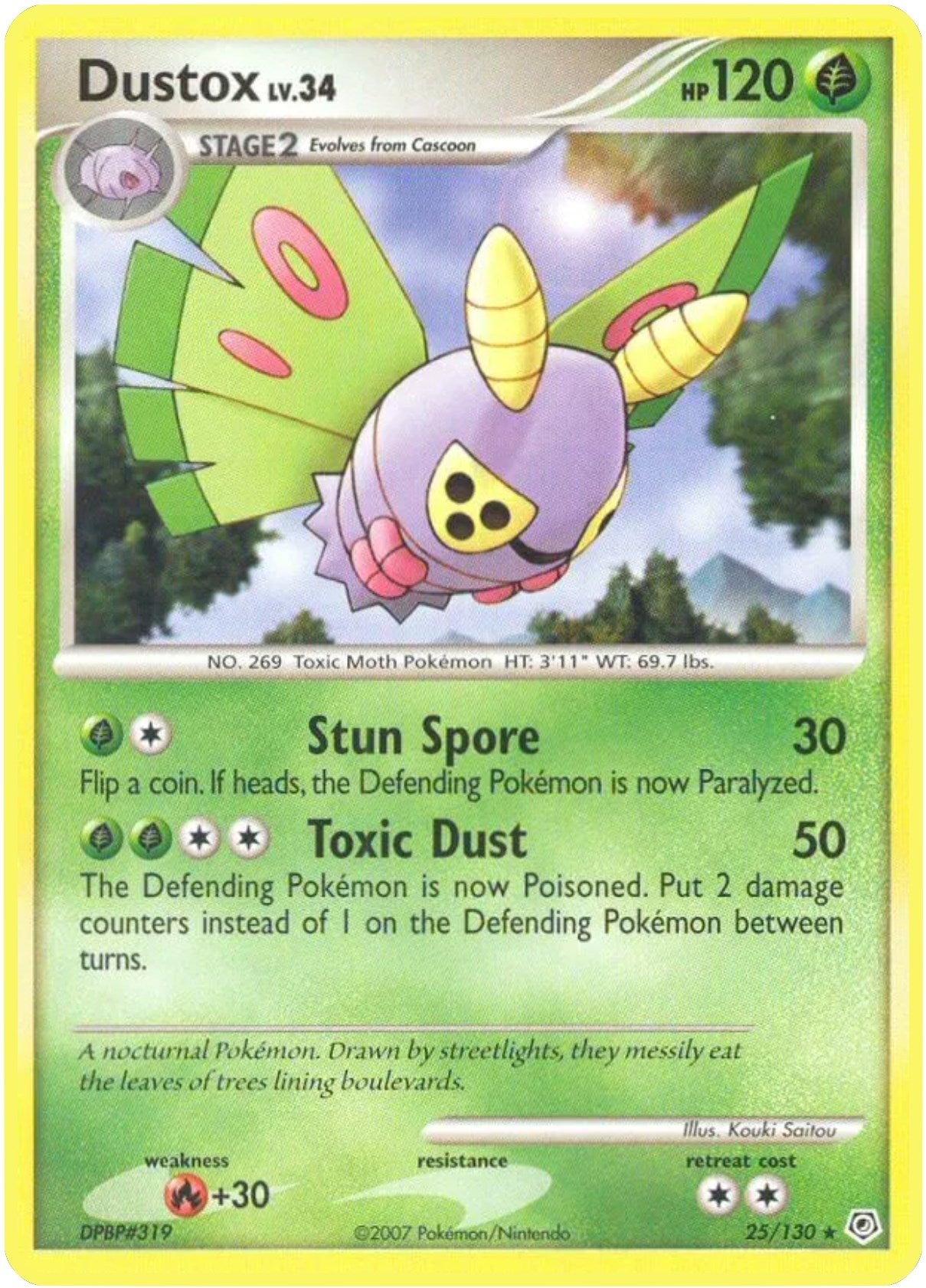 Image for Dustox (Diamond and Pearl) (25/130) - Pokemon