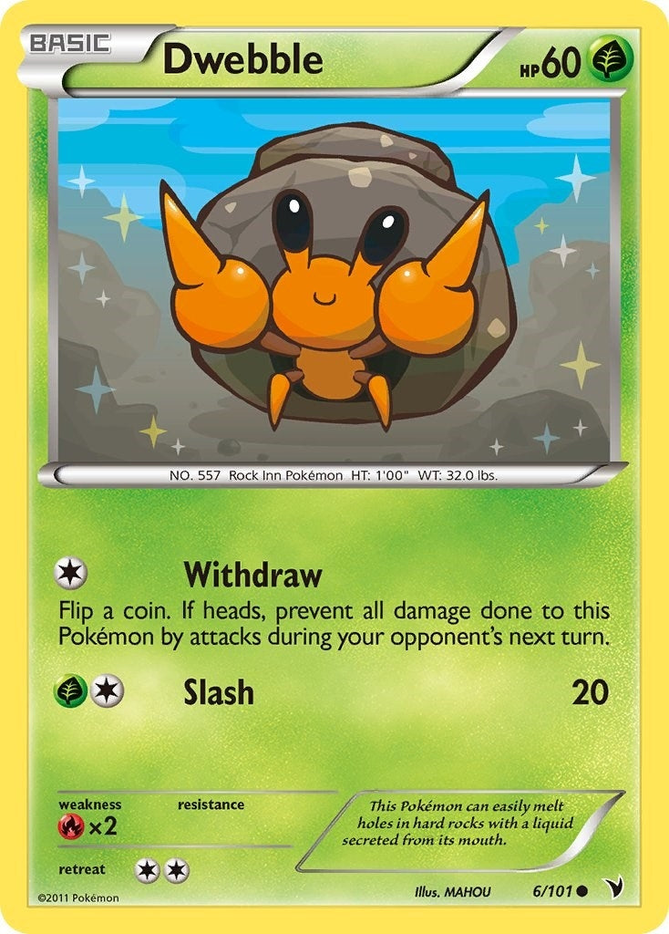 Image for Dwebble (Noble Victories) (6/101) - Pokemon
