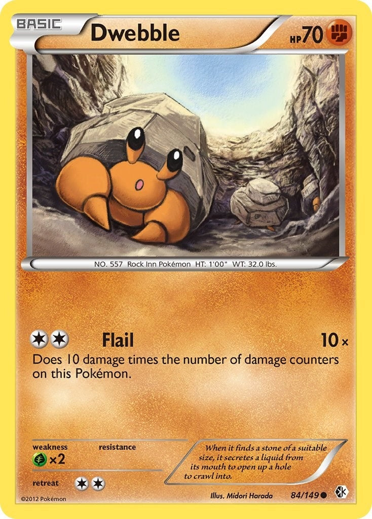 Image for Dwebble (Boundaries Crossed) (84/149) - Pokemon