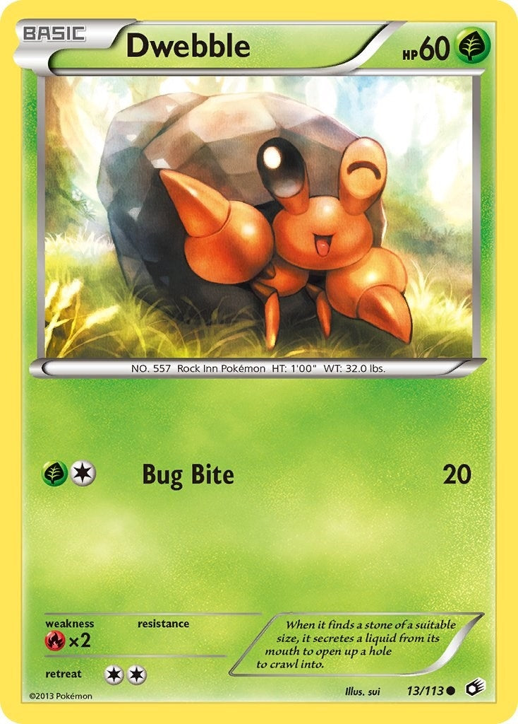 Image for Dwebble (Legendary Treasures) (13/113) - Pokemon