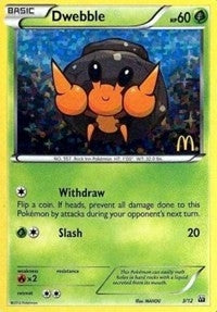 Image for Dwebble (McDonald's Promos 2012) (003/012) - Pokemon
