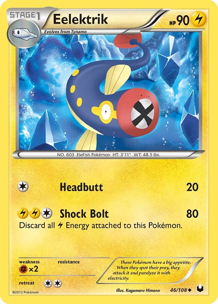 Image for Eelektrik (Dark Explorers) (46/108) - Pokemon