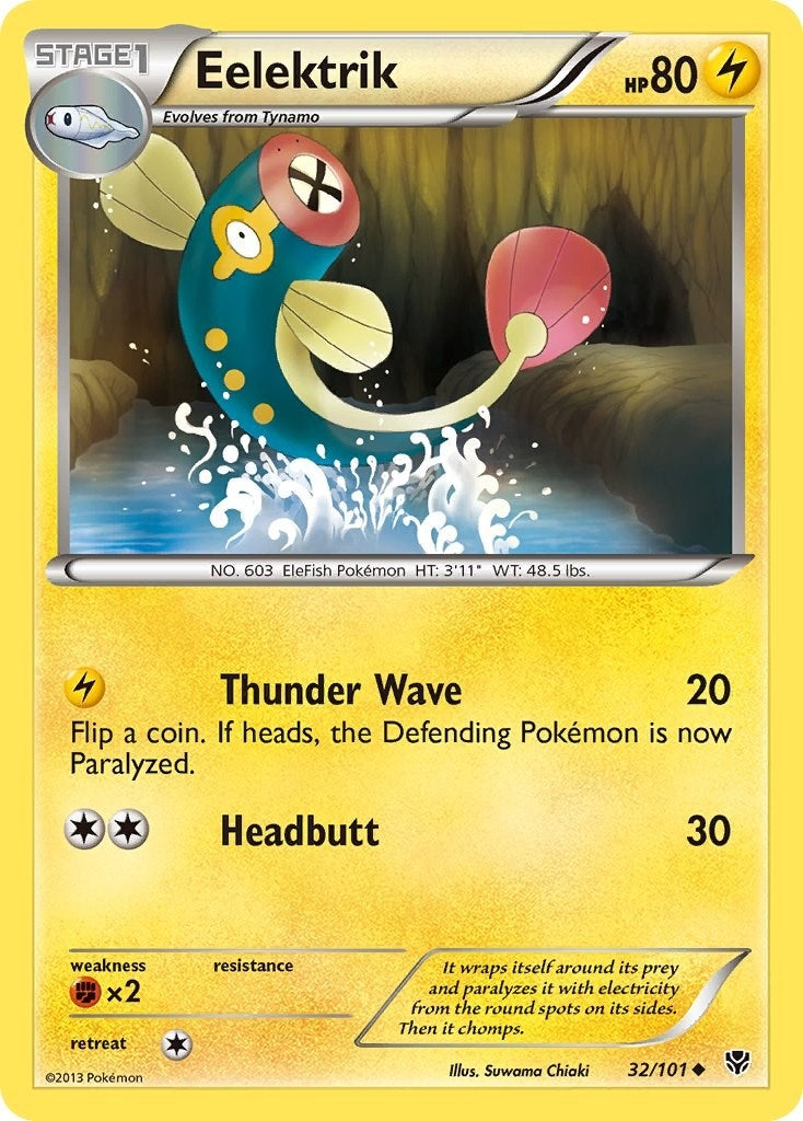 Image for Eelektrik (Plasma Blast) (32/101) - Pokemon