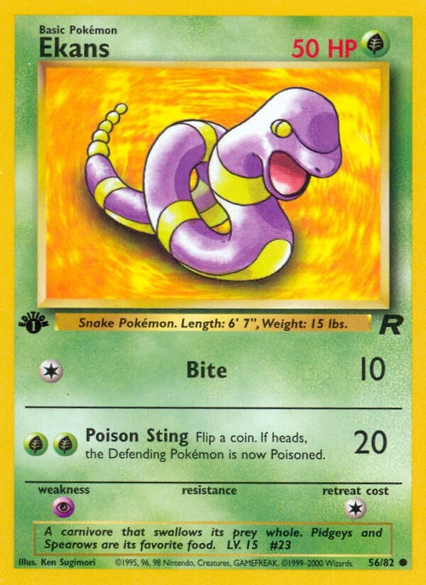 Image for Ekans (Team Rocket) (56/82) - Pokemon