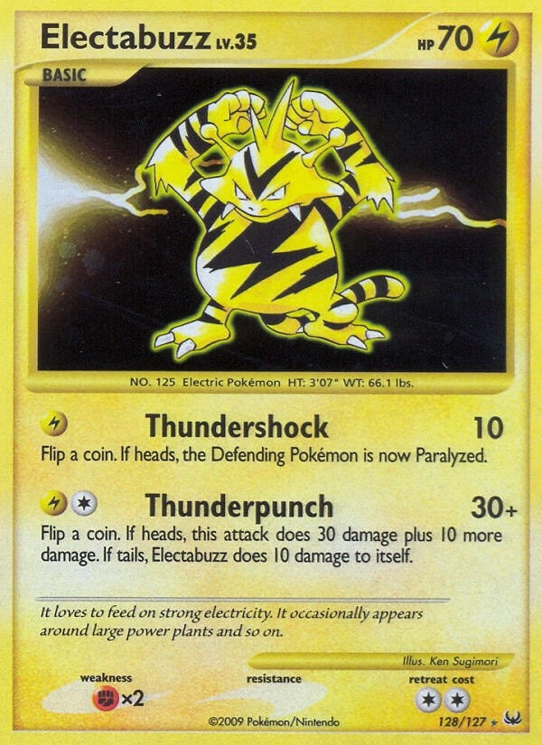 Image for Electabuzz (Platinum) (128/127) - Pokemon