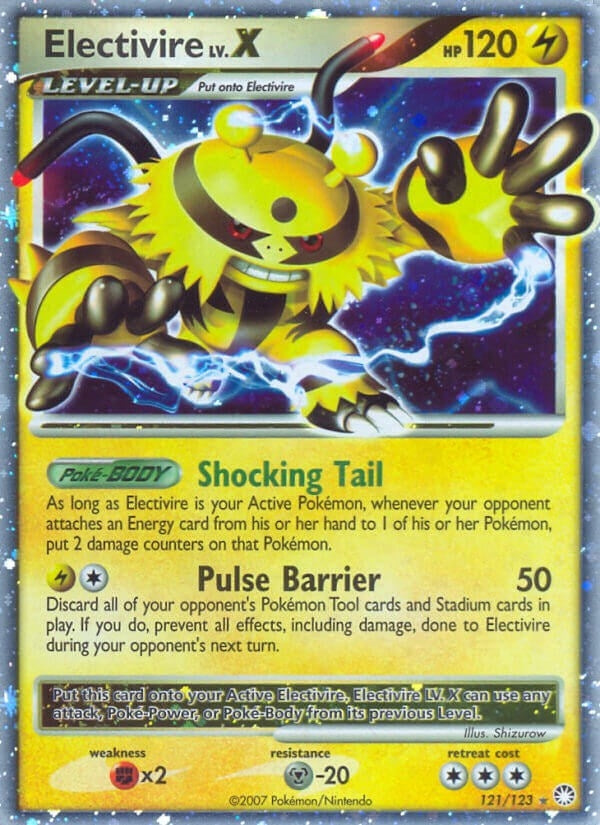Image for Electivire LV.X (Mysterious Treasures) (121/123) - Pokemon