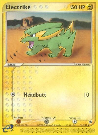 Image for Electrike (Ruby and Sapphire) (52/109) - Pokemon