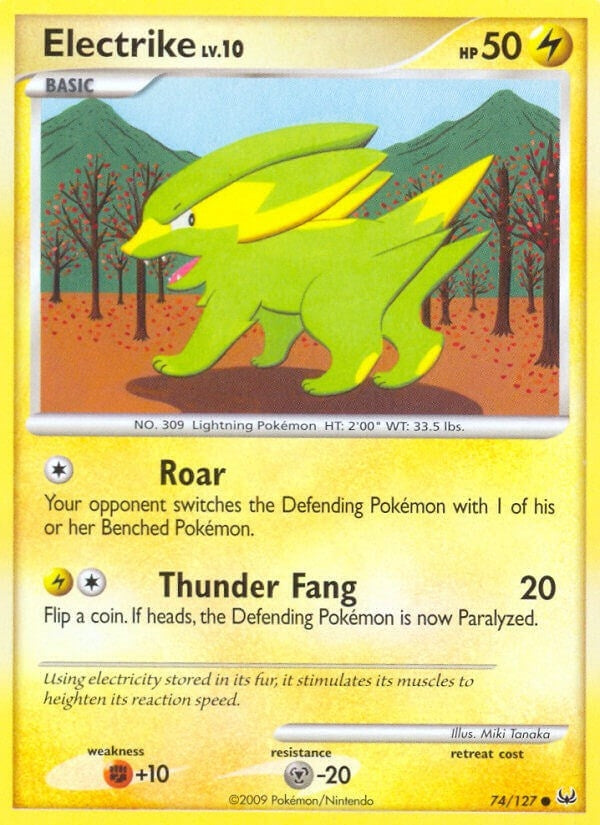 Image for Electrike (Platinum) (74/127) - Pokemon