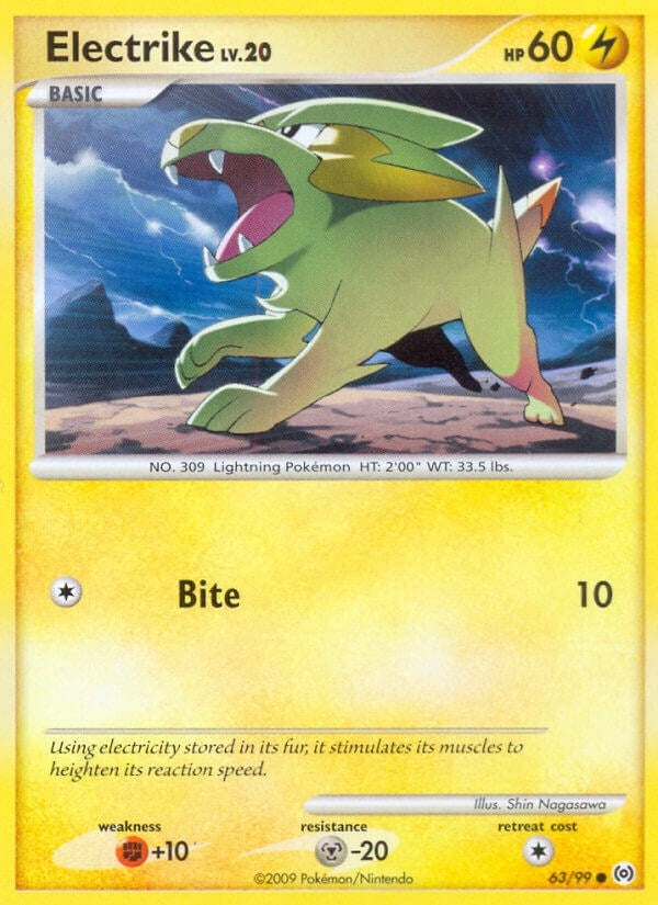Image for Electrike (63) (Arceus) (63/99) - Pokemon