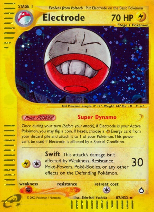 Image for Electrode (H7) (Aquapolis) (H07/H32) - Pokemon
