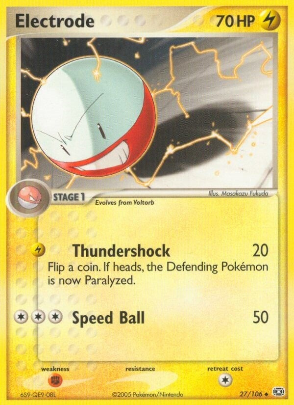 Image for Electrode (Emerald) (27/106) - Pokemon