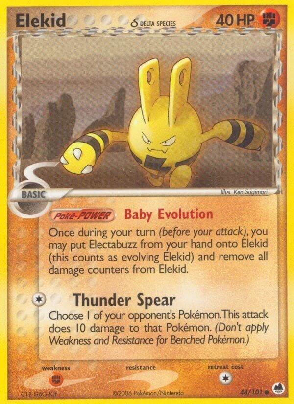 Image for Elekid (Delta Species) (Dragon Frontiers) (48/101) - Pokemon