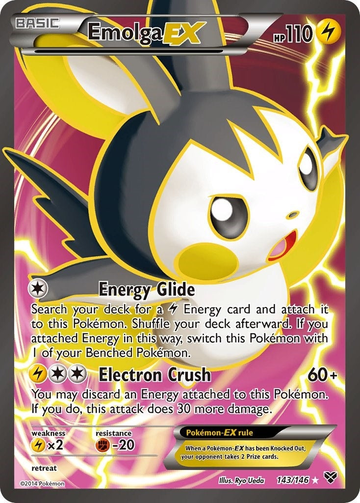 Image for Emolga EX (143 Full Art) (XY Base Set) (143/146) - Pokemon