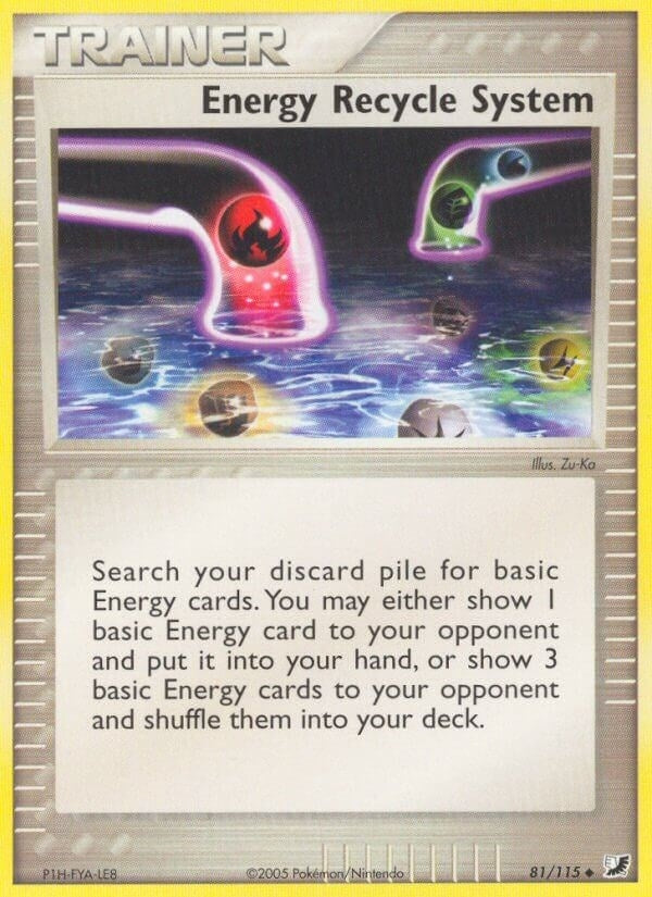 Image for Energy Recycle System (Unseen Forces) (81/115) - Pokemon
