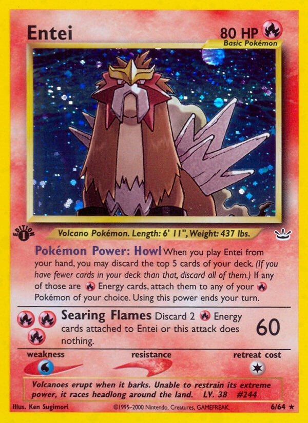 Image for Entei (6) (Neo Revelation) (06/64) - Pokemon