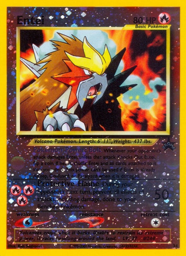 Image for Entei (WoTC Promo) (34/53) - Pokemon