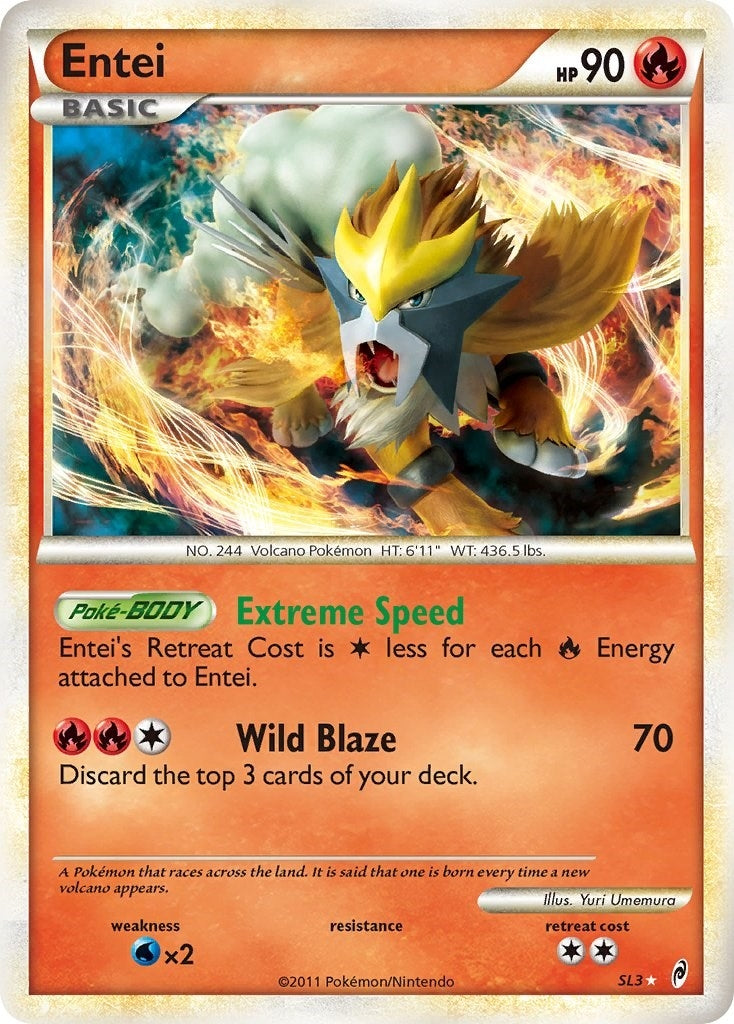 Image for Entei (Shiny) (Call of Legends) (SL3) - Pokemon