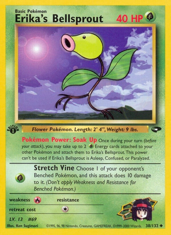 Image for Erika's Bellsprout (Gym Challenge) (038/132) - Pokemon