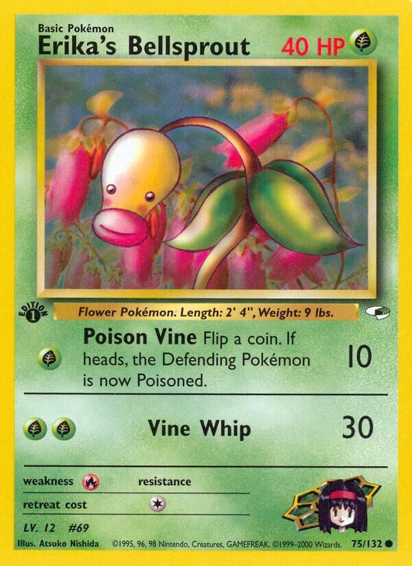 Image for Erika's Bellsprout (75) (Gym Heroes) (075/132) - Pokemon
