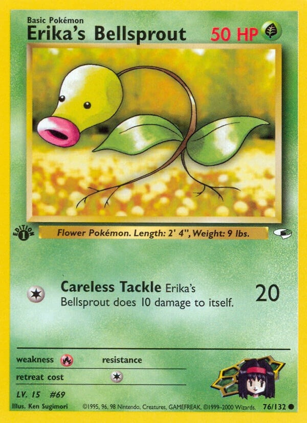 Image for Erika's Bellsprout (76) (Gym Heroes) (076/132) - Pokemon