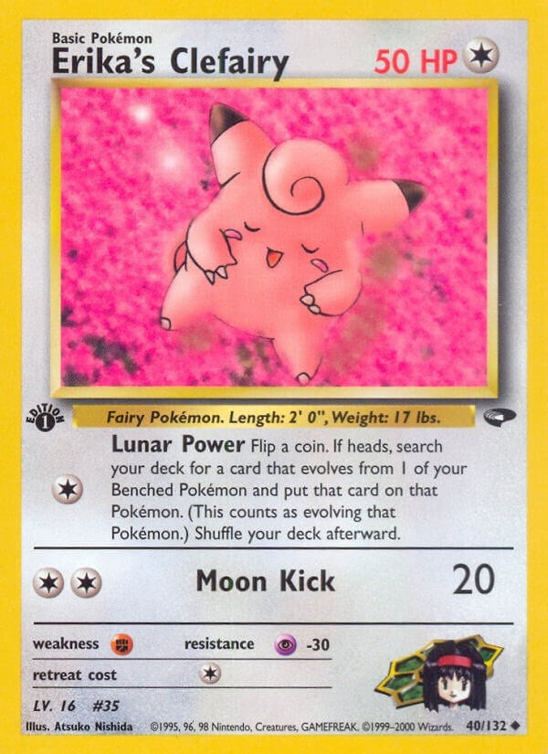 Image for Erika's Clefairy (Gym Challenge) (040/132) - Pokemon