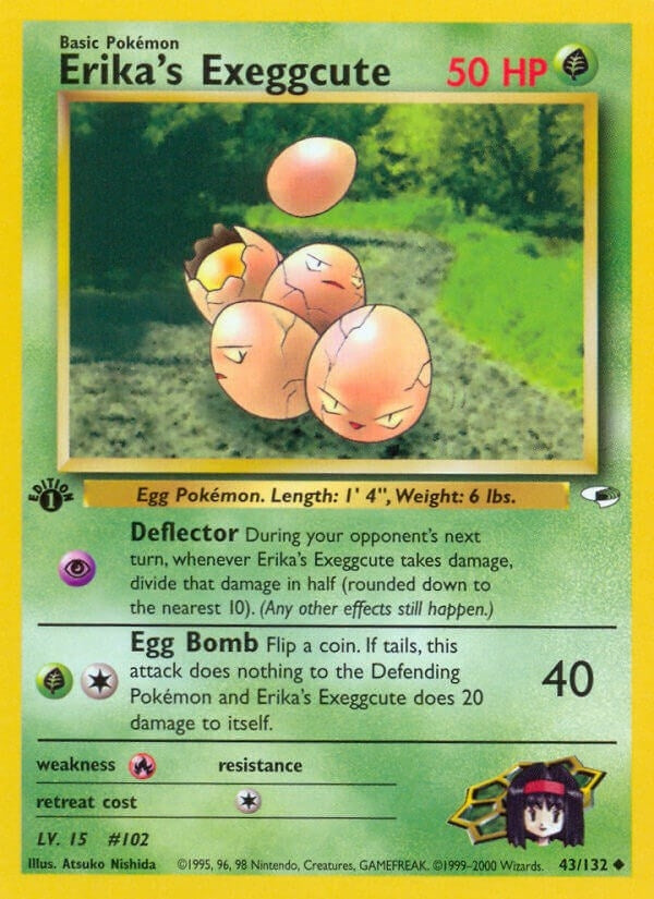 Image for Erika's Exeggcute (43) (Gym Heroes) (043/132) - Pokemon