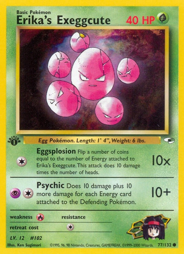 Image for Erika's Exeggcute (77) (Gym Heroes) (077/132) - Pokemon