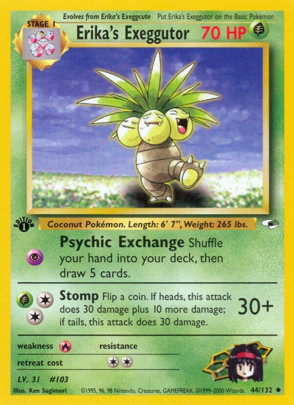 Image for Erika's Exeggutor (Gym Heroes) (044/132) - Pokemon