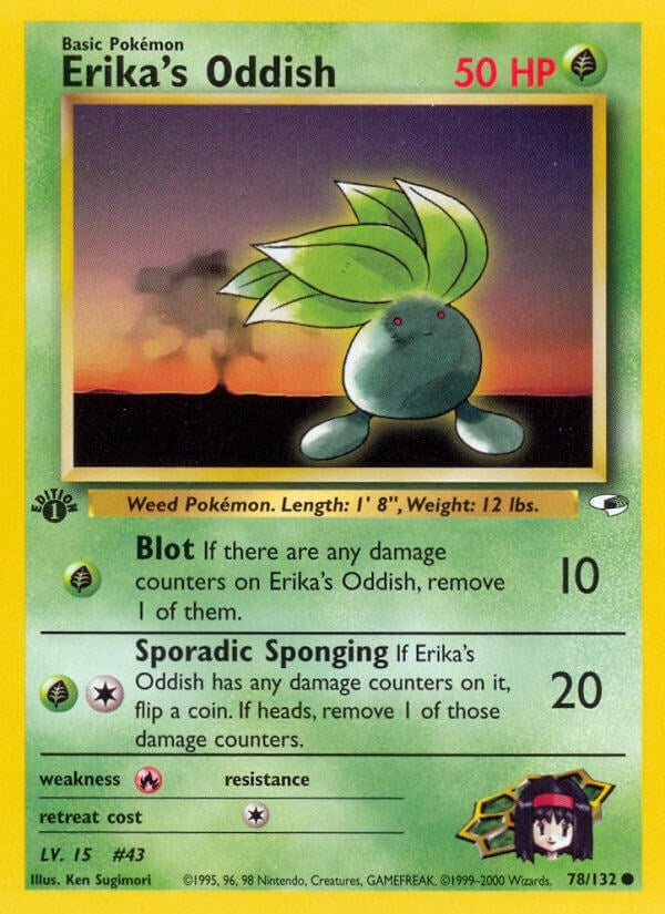 Image for Erika's Oddish (78) (Gym Heroes) (078/132) - Pokemon