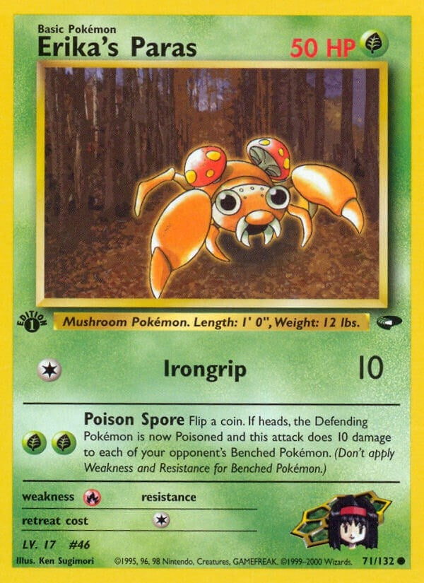 Image for Erika's Paras (Gym Challenge) (071/132) - Pokemon