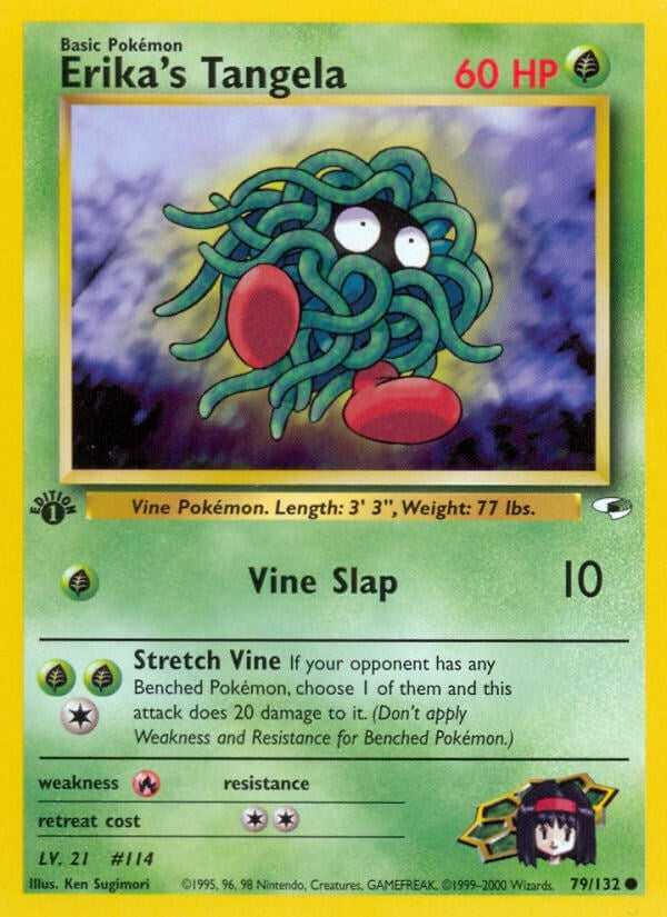 Image for Erika's Tangela (Gym Heroes) (079/132) - Pokemon