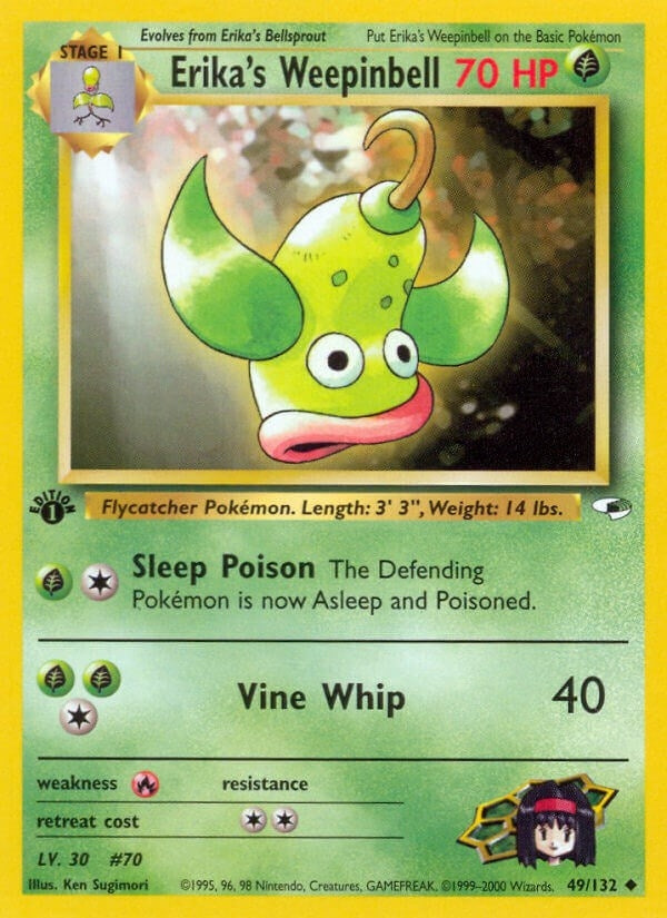 Image for Erika's Weepinbell (49) (Gym Heroes) (049/132) - Pokemon