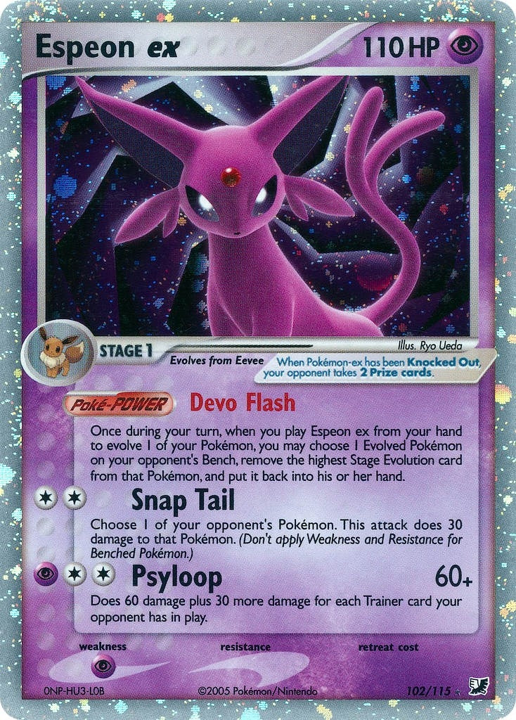 Image for Espeon ex (Unseen Forces) (102/115) - Pokemon
