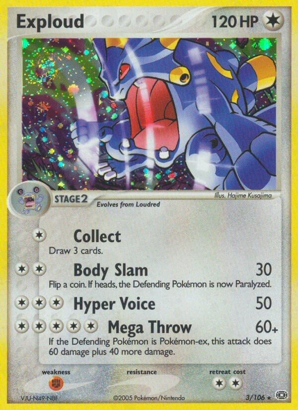Image for Exploud (Emerald) (3/106) - Pokemon