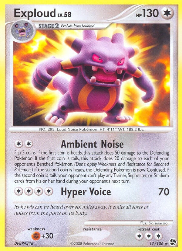 Image for Exploud (Great Encounters) (17/106) - Pokemon