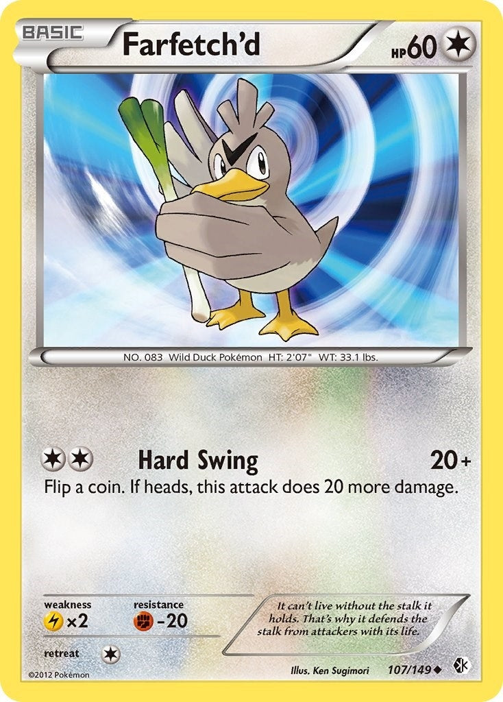 Image for Farfetch'd (Boundaries Crossed) (107/149) - Pokemon