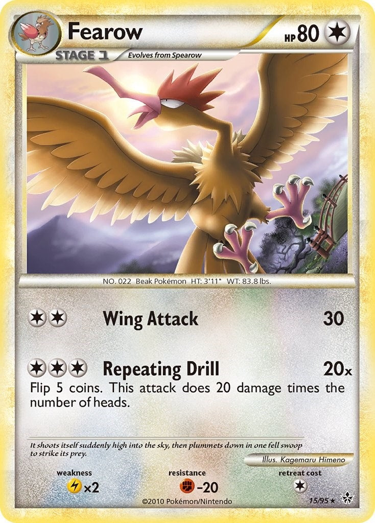 Image for Fearow (Unleashed) (15/95) - Pokemon
