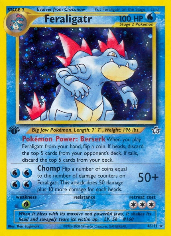 Image for Feraligatr (4) (Neo Genesis) (004/111) - Pokemon